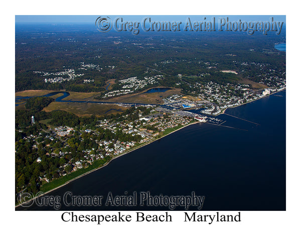 Aerial Photo of Chesapeake Beach, Maryland