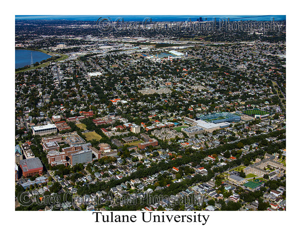 Aerial Photo of Tulane University - New Orleans, Louisiana