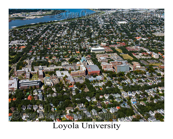Aerial Photo of Loyola University - New Orleans, Louisiana