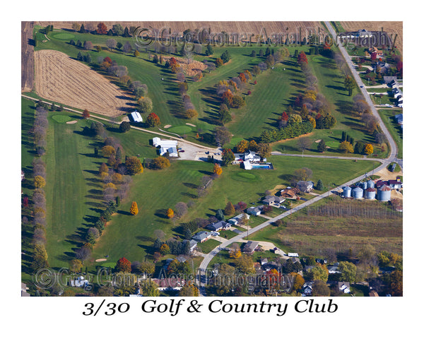 Aerial Photo of 330 Country Club - Lowden, Iowa