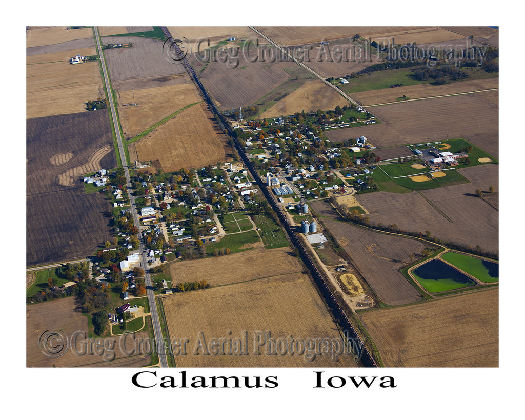 Aerial Photo of Calamus Iowa
