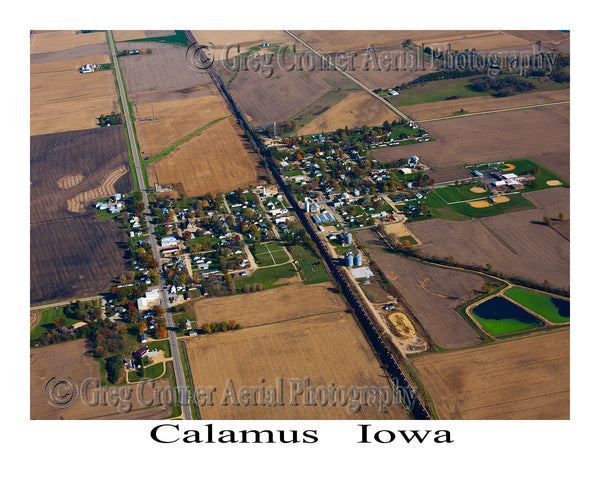 Aerial Photo of Calamus Iowa