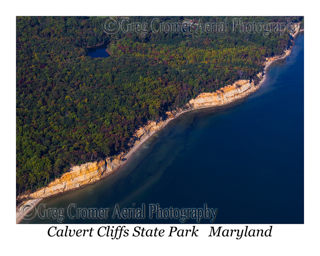 Aerial Photo of Calvert Cliffs State Park - Lusby, MD
