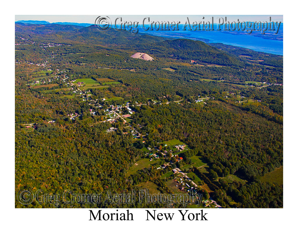 Aerial Photo of Moriah, New York