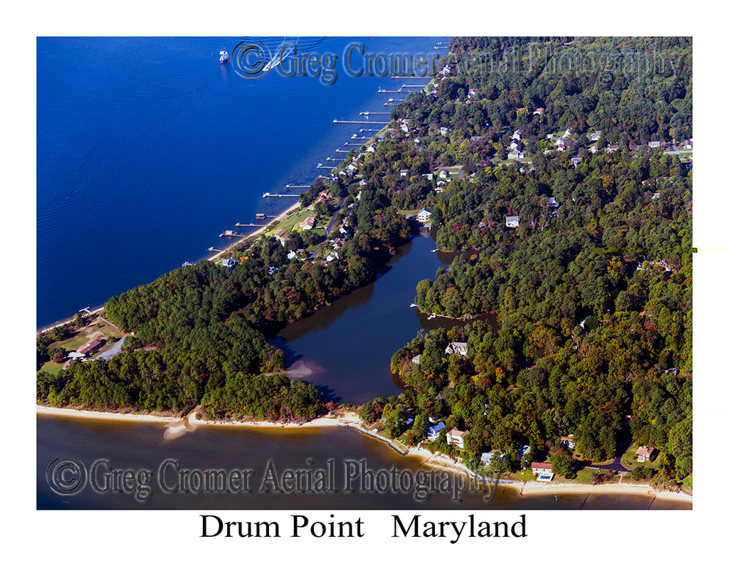 Aerial Photo of Drum Point, Maryland