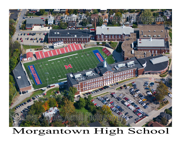 Aerial Photo of Morgantown High School - Morgantown, WV