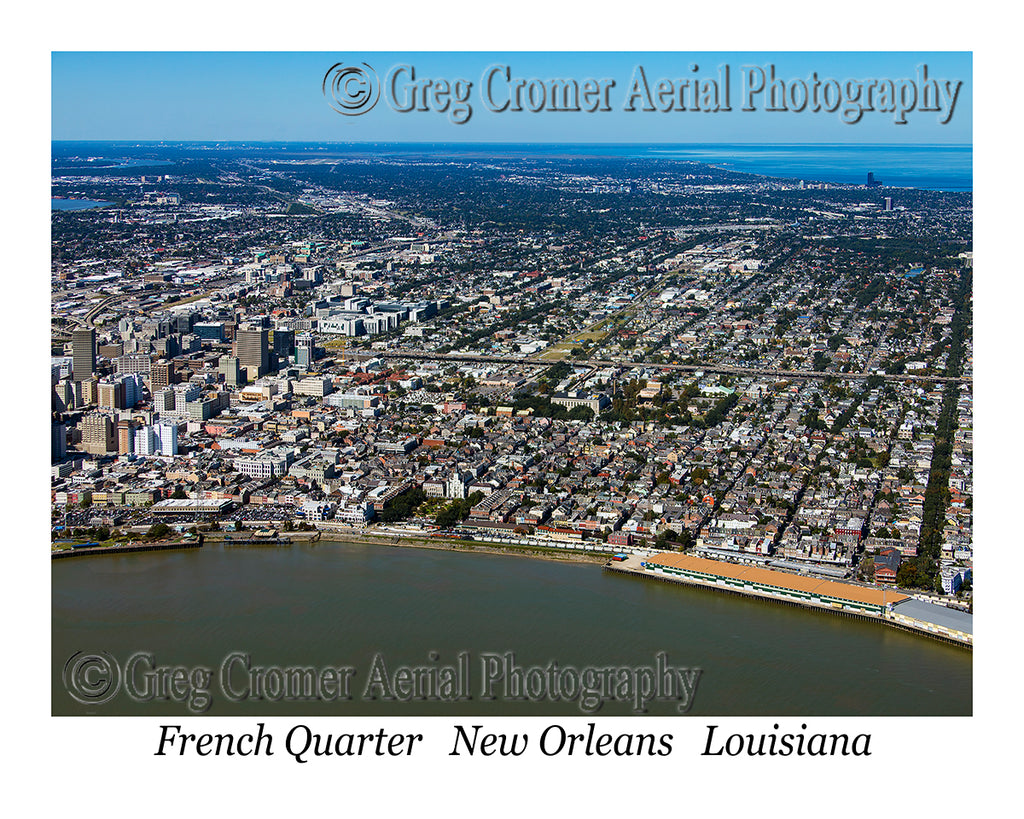 Aerial Photo of French Quarter, New Orleans, Louisiana
