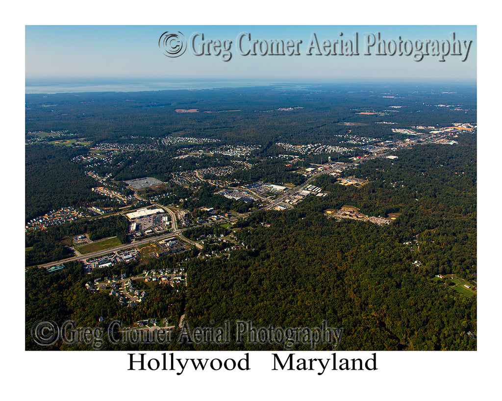 Aerial Photo of Hollywood, Maryland