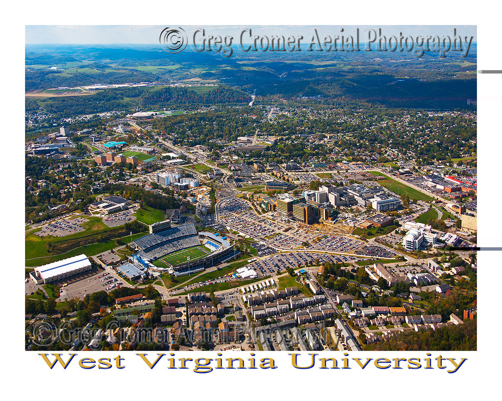 Aerial Photo of Wendover Campus - West Virginia University, Morgantown, West Virginia