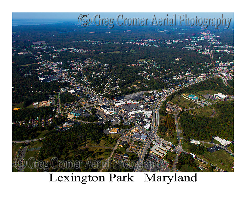 Aerial Photo of Lexington Park, Maryland