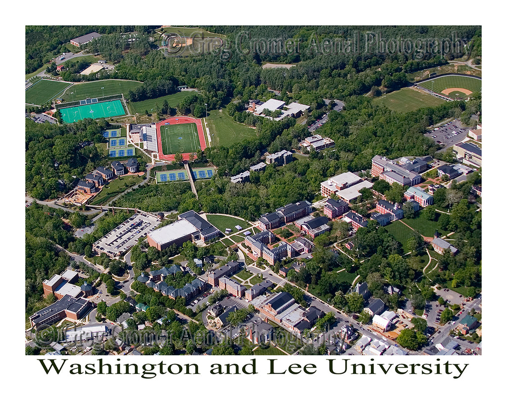 Aerial Photo of Washington and Lee University - Lexington, Virginia