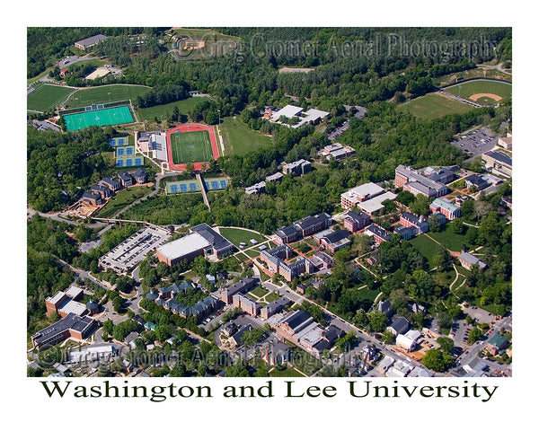 Aerial Photo of Washington and Lee College - Lexington, Virginia