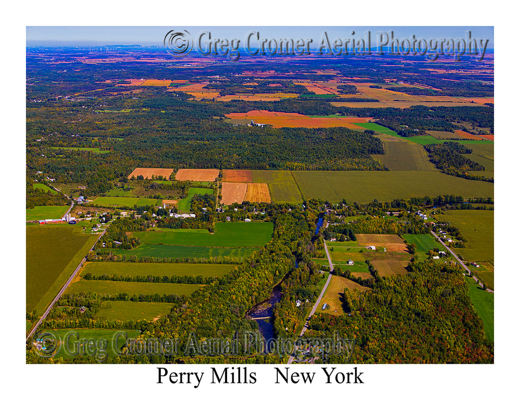 Aerial Photo of Perry Mills, New York