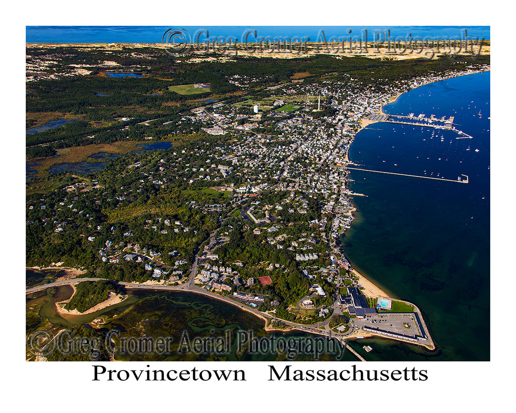 Aerial Photo of Provincetown, Massachusetts
