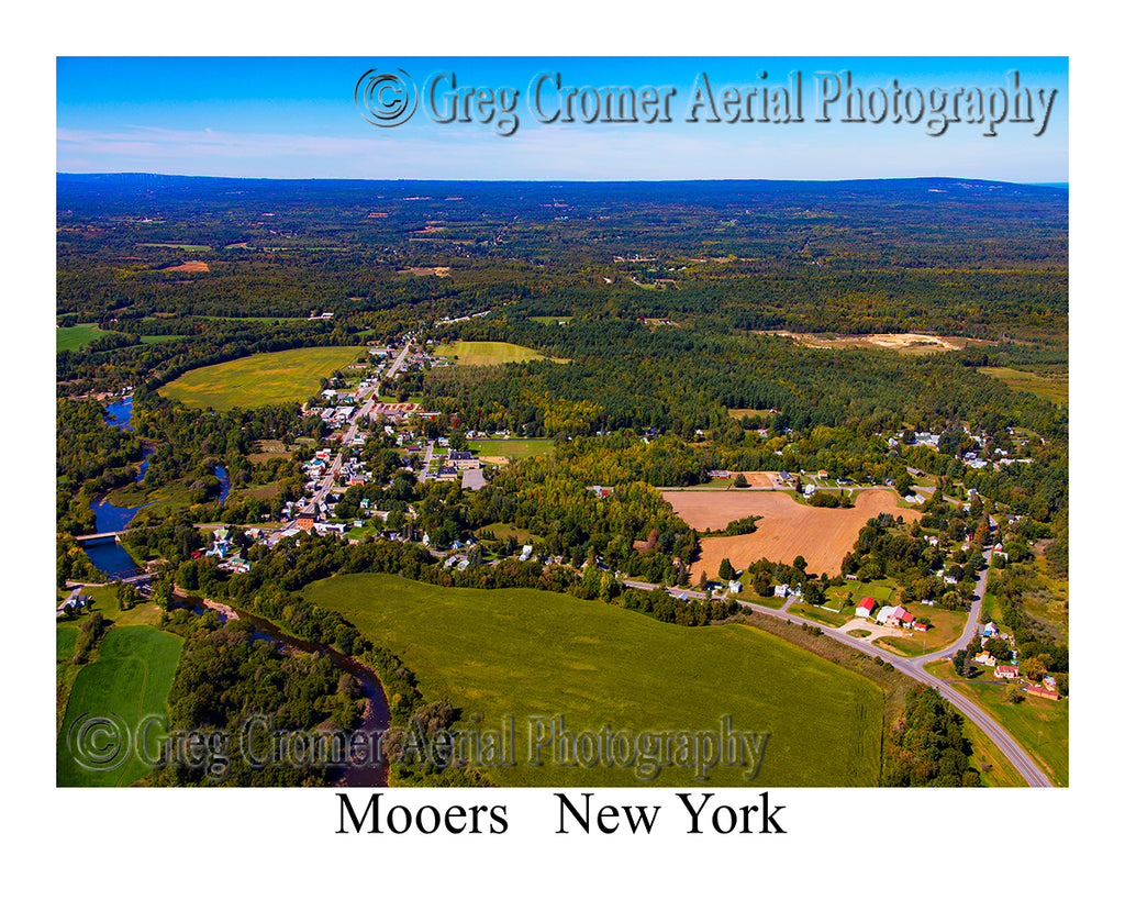 Aerial Photo of Mooers, New York