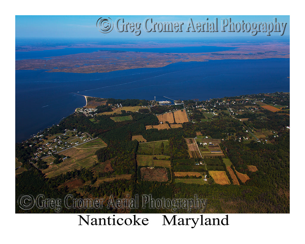 Aerial Photo of Nanticoke, Maryland