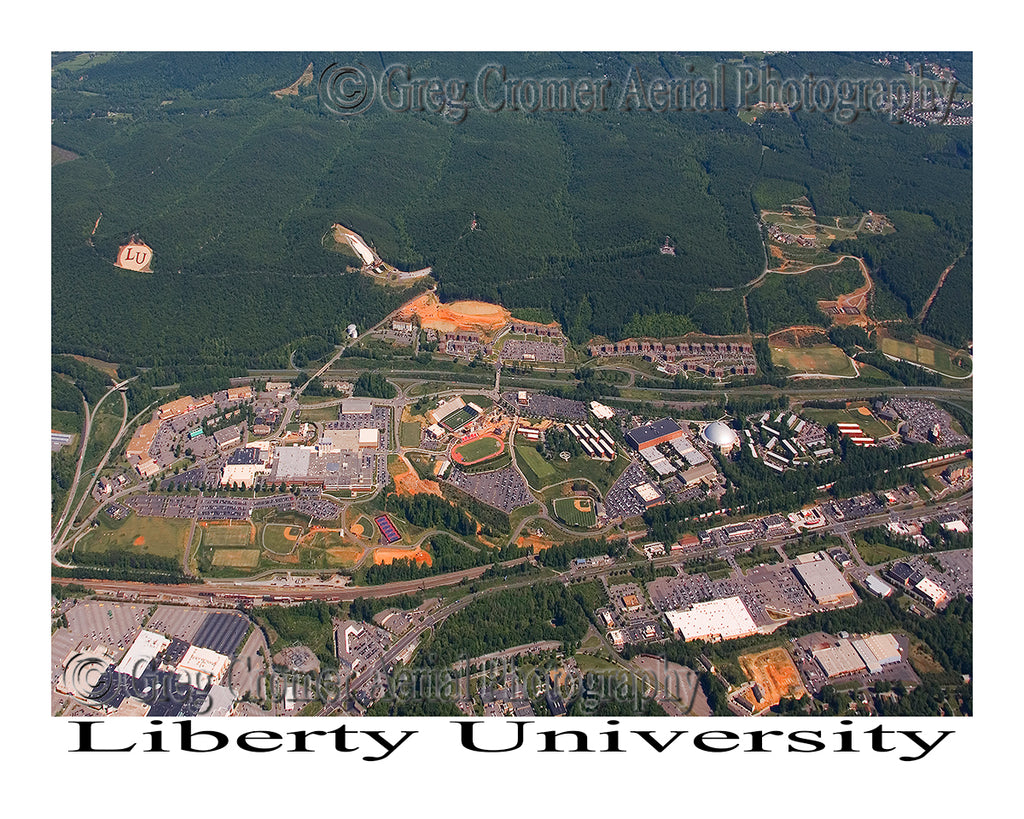 Aerial Photo of Liberty University - Lynchburg, Virginia