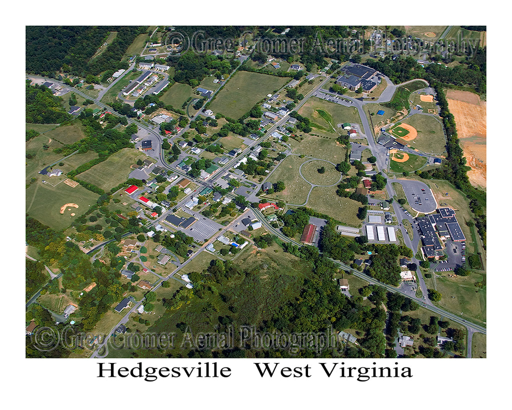 Aerial Photo of Hedgesville, West Virginia
