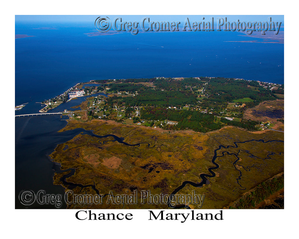 Aerial Photo of Chance, Maryland