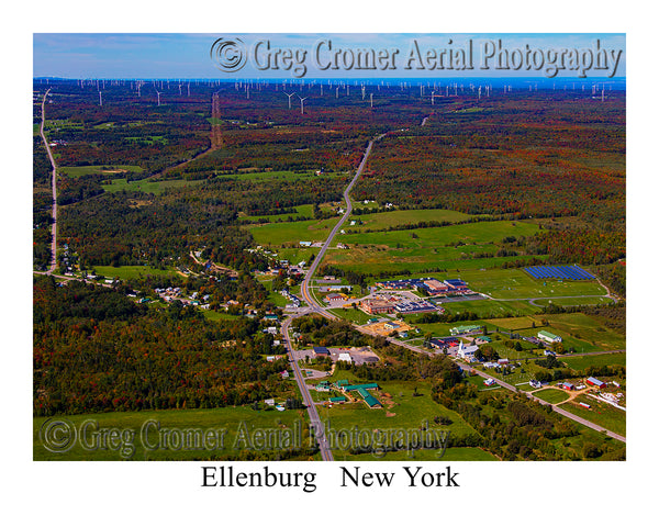 Aerial Photo of Ellenburg, New York