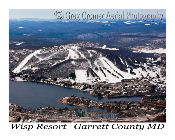 Aerial Photo of Wisp Resort - McHenry, Maryland