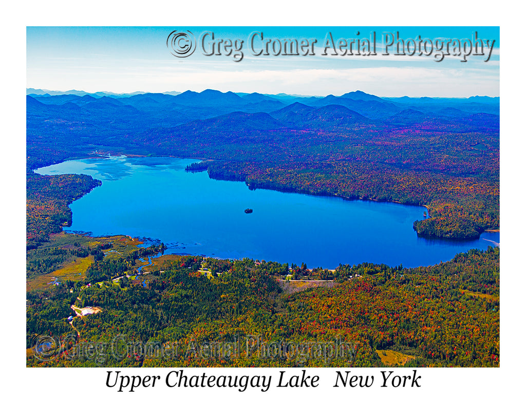 Aerial Photo of Upper Chateaugay Lake, New York