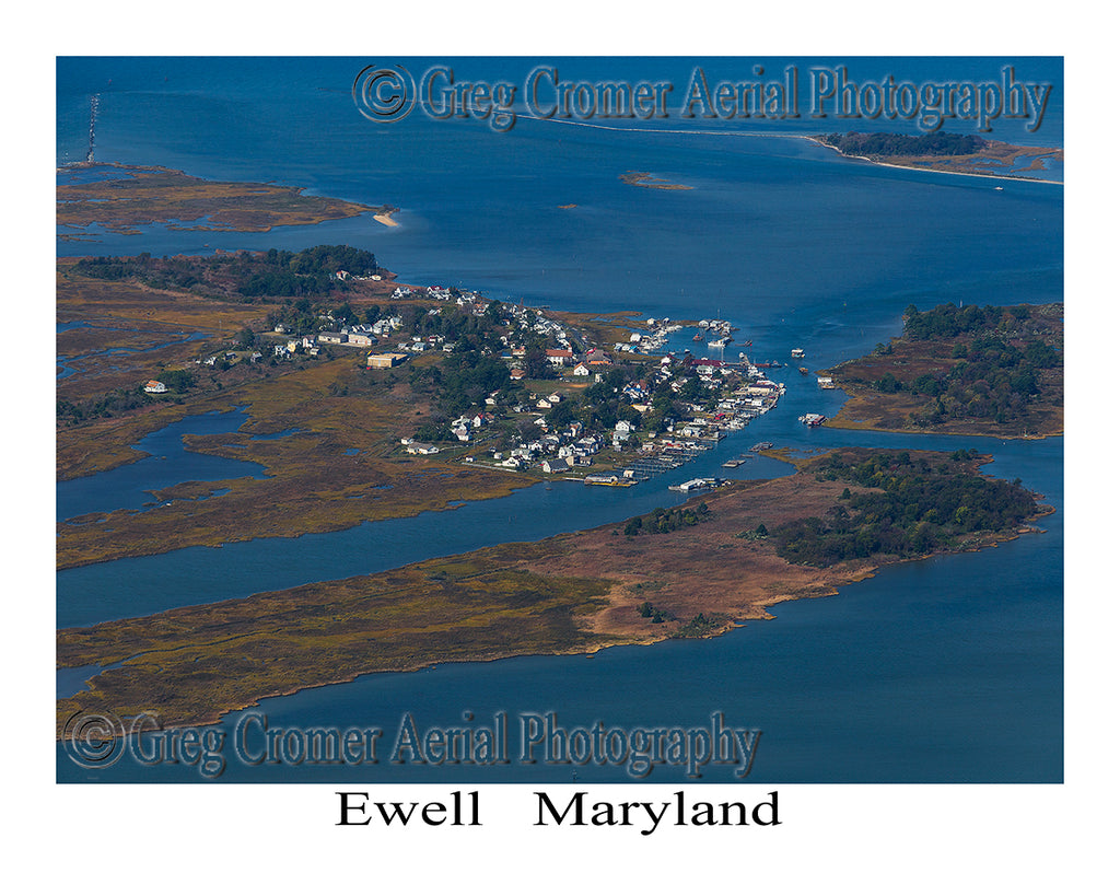 Aerial Photo of Ewell - Smith Island, Maryland