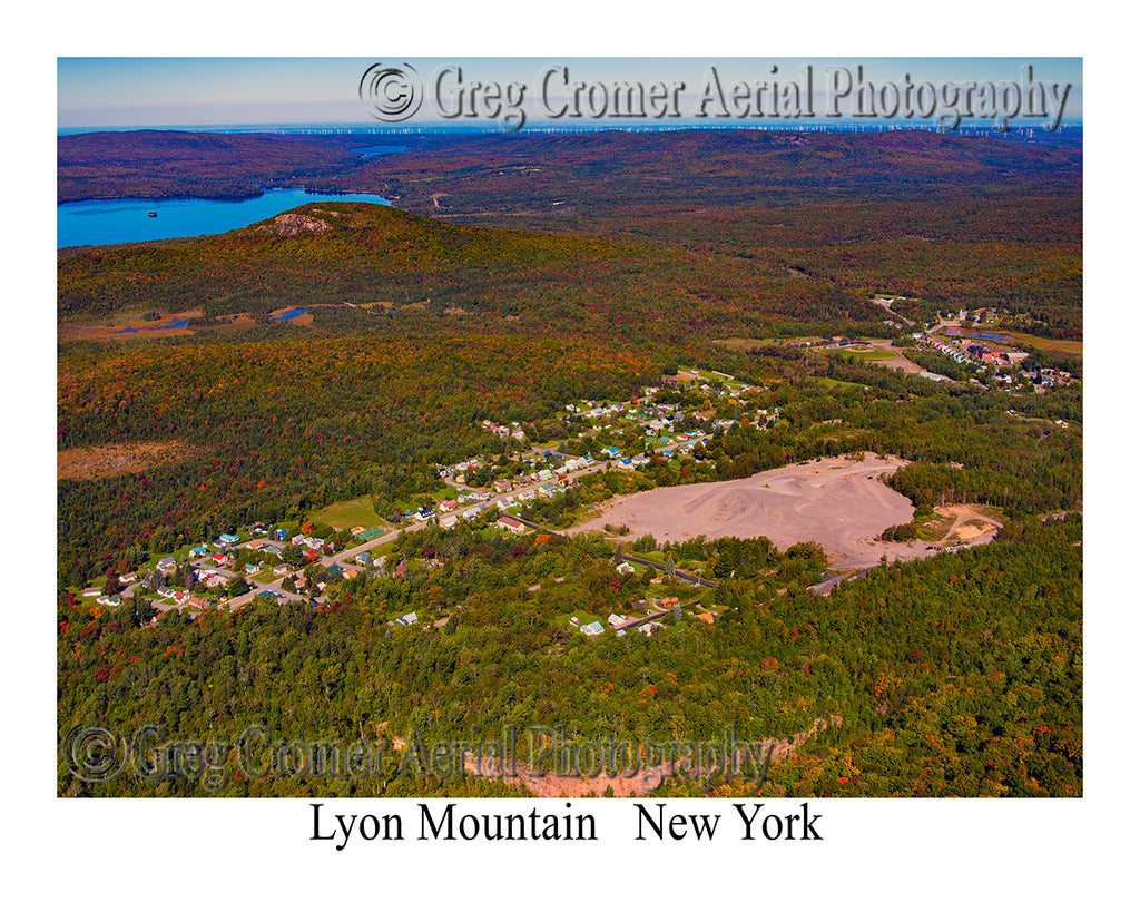 Aerial Photo of Lyon Mountain, New York