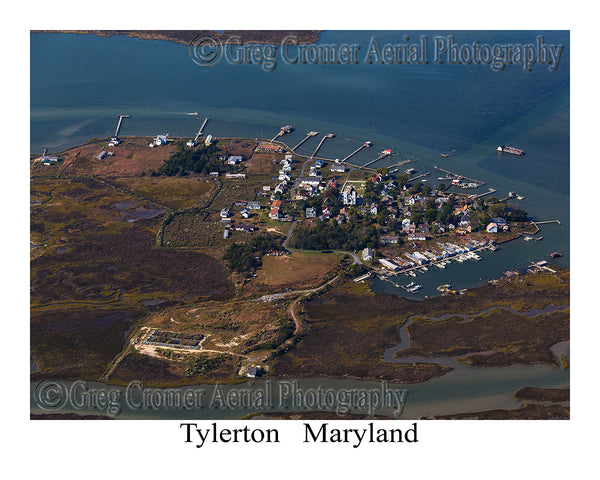 Aerial Photo of Tylerton - Smith Island, Maryland