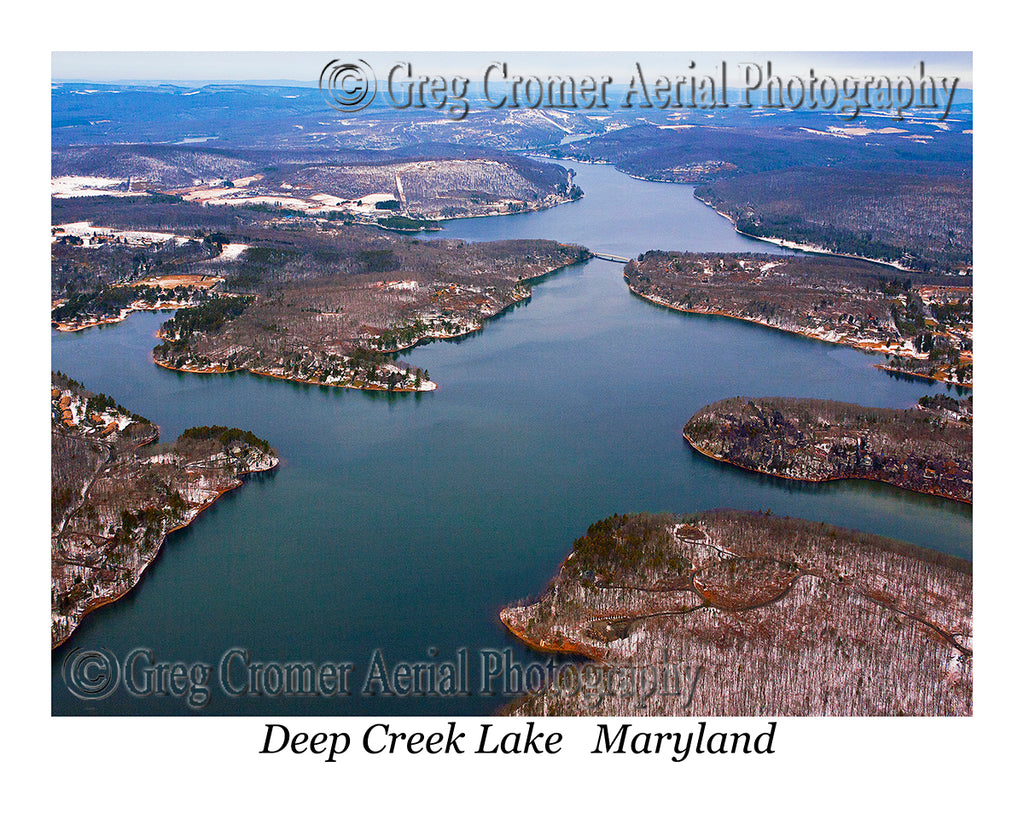 Aerial Photo of Deep Creek Lake, Maryland