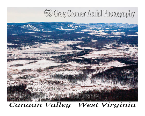 Aerial Photo of Canaan Valley, West Virginia