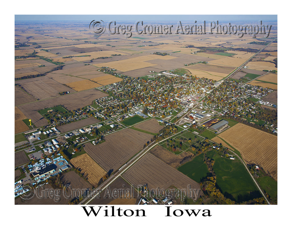Aerial Photo of Wilton Iowa