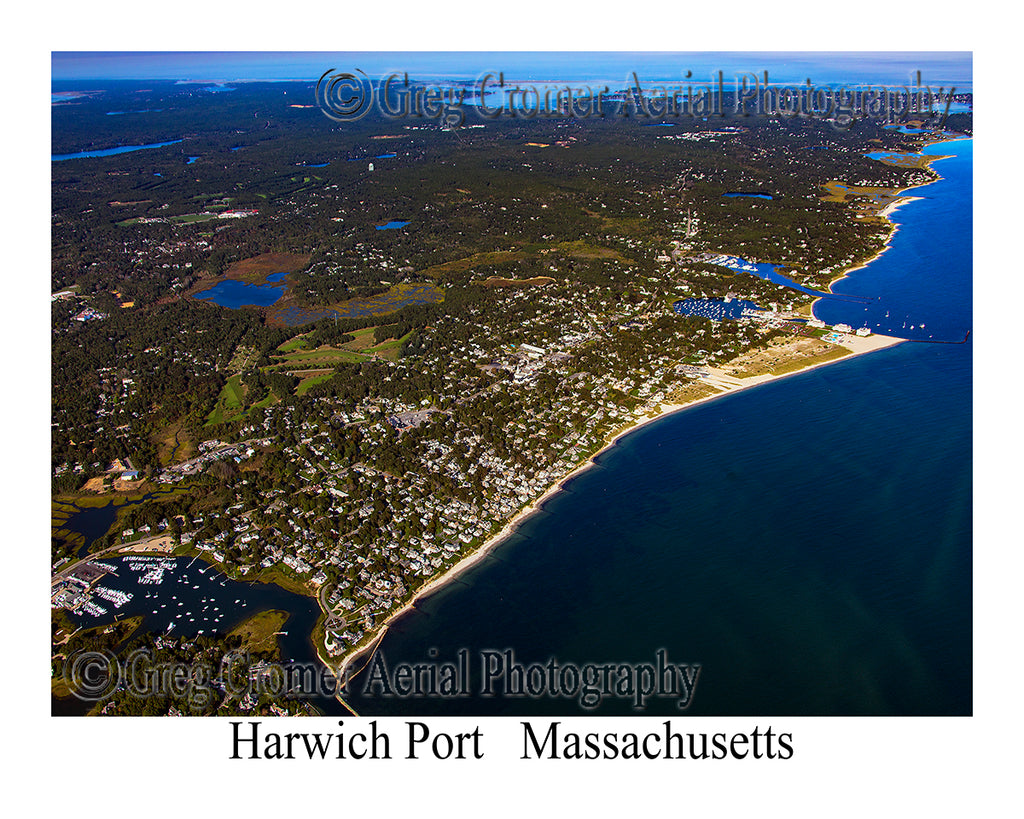 Aerial Photo of Harwich Port, Massachusetts