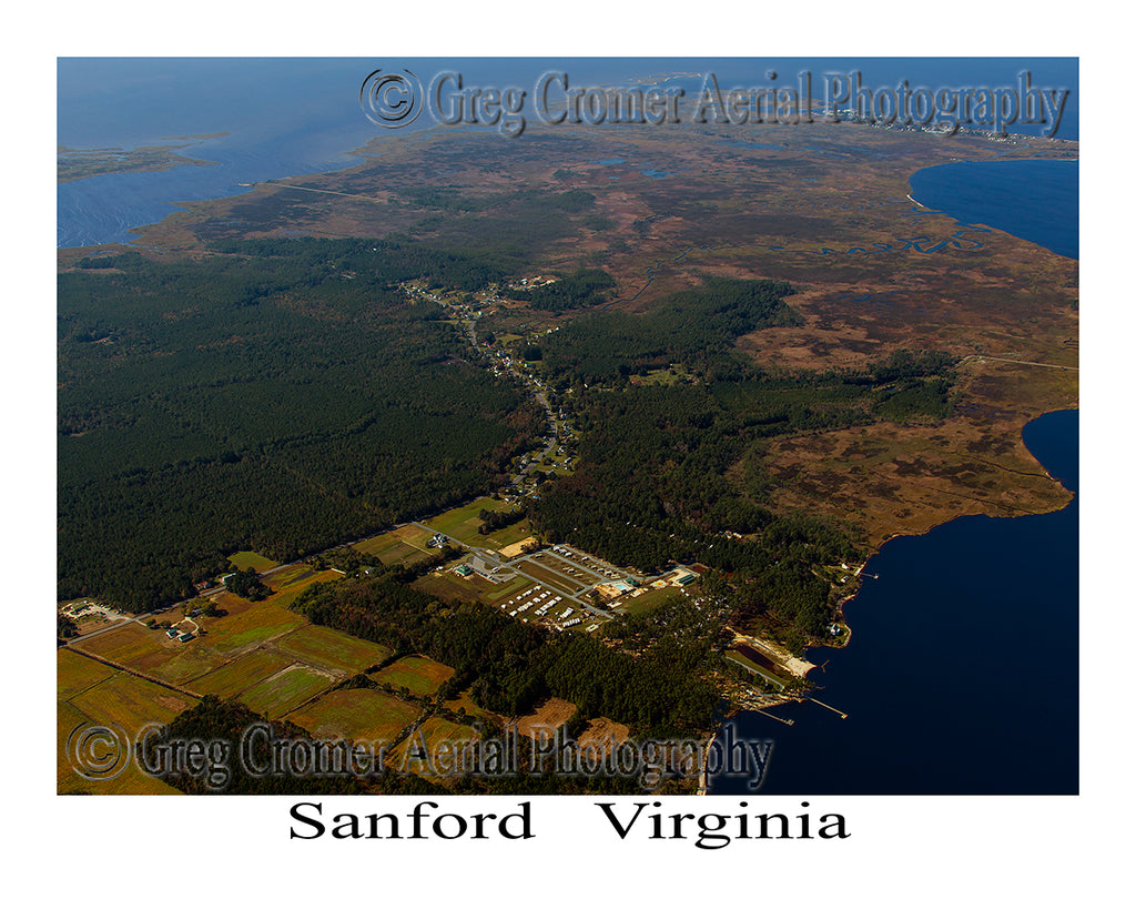 Aerial Photo of Sanford, Virginia