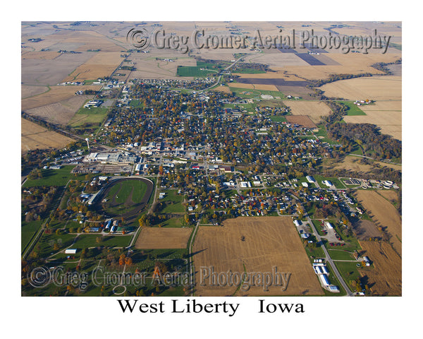 Aerial Photo of West Liberty Iowa
