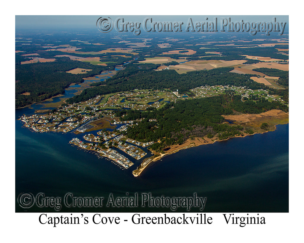 Aerial Photo of Captain's Cove - Greenbackville, Virginia
