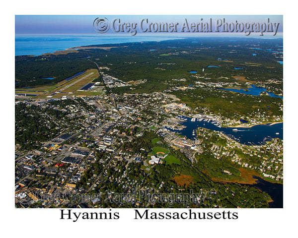 Aerial Photo of Hyannis, Massachusetts