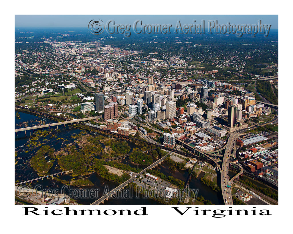 Aerial Photo of Richmond, Virginia