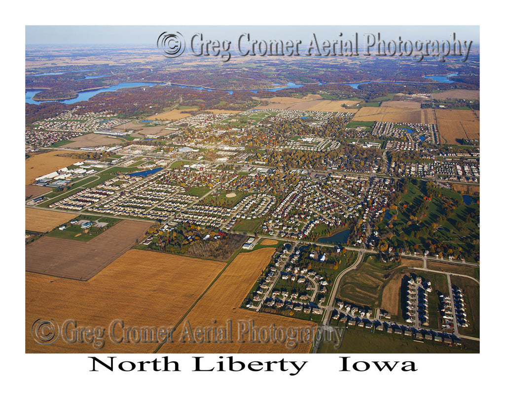 Aerial Photo of North Liberty Iowa