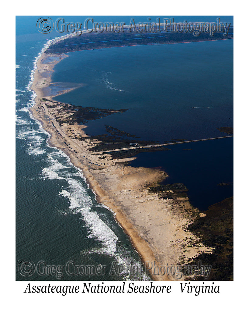 Aerial Photo of Assateague National Seashore, Virginia