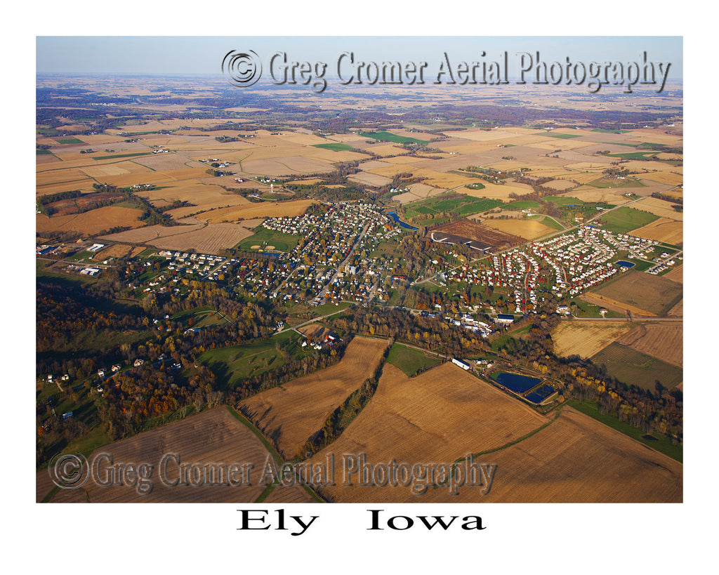 Aerial Photo of Ely Iowa