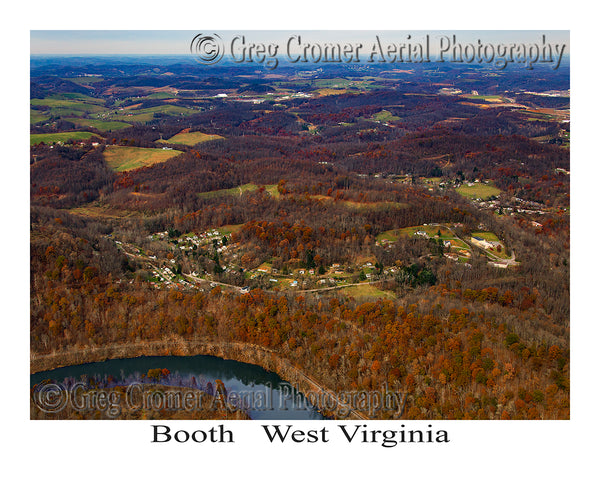 Aerial Photo of Booth, West Virginia