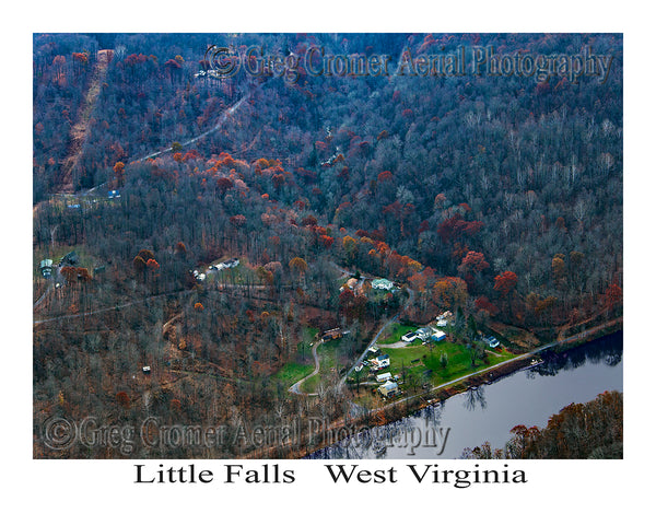 Aerial Photo of Little Falls, West Virginia