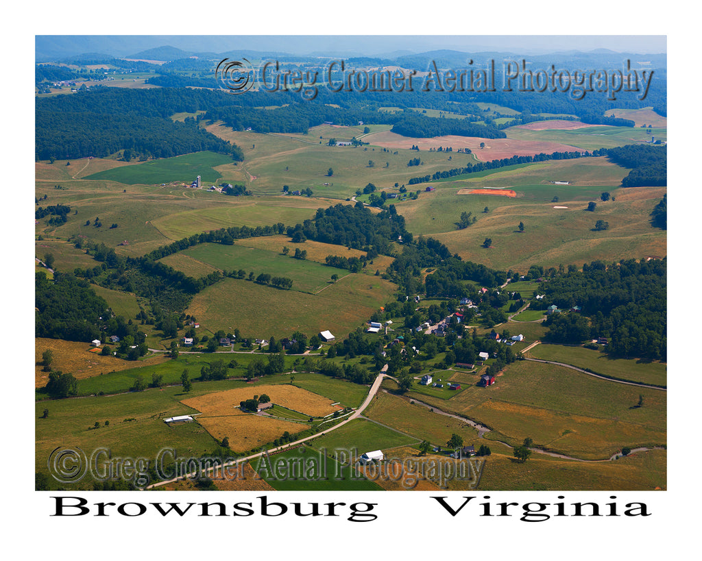 Aerial Photo of Brownsburg, Virginia