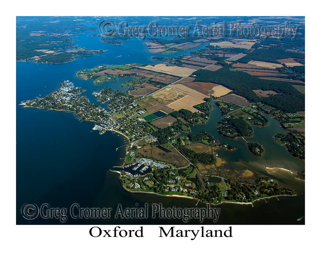 Aerial Photo of Oxford, Maryland