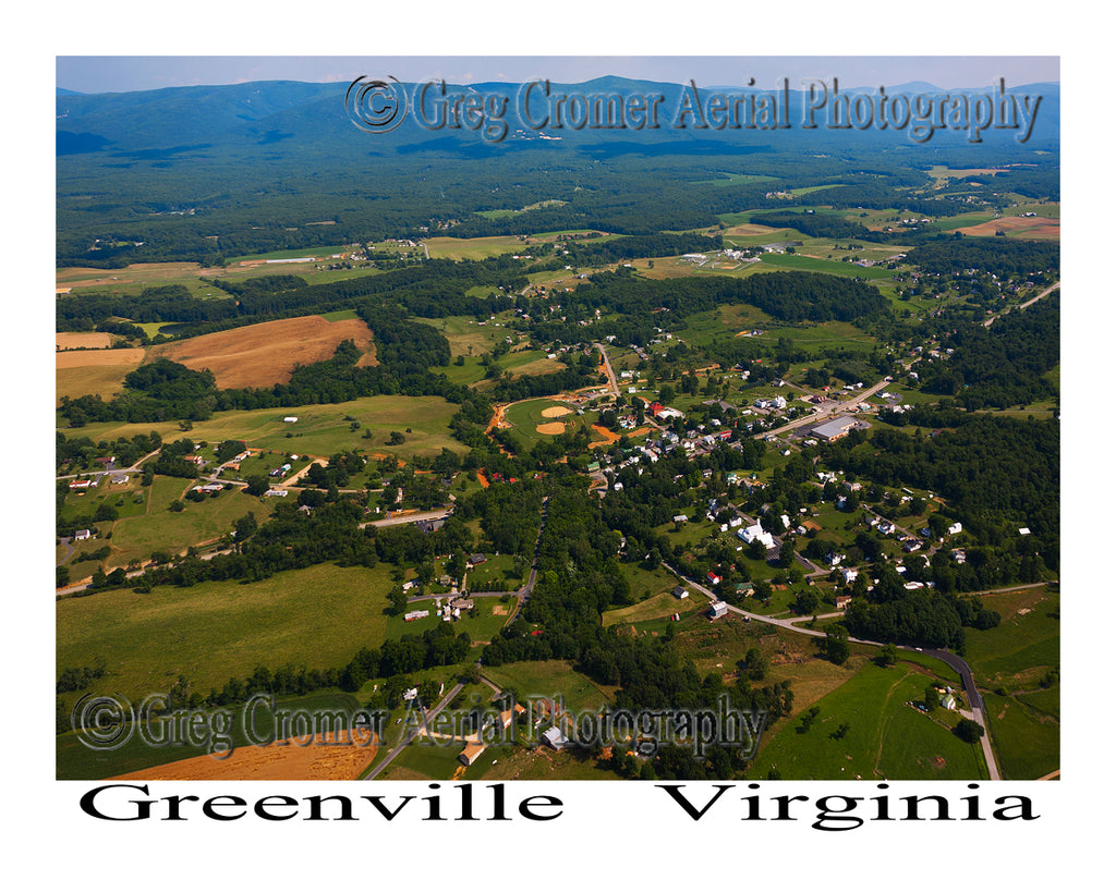 Aerial Photo of Greenville, Virginia