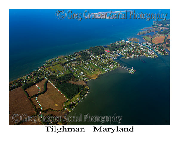 Aerial Photo of Tilghman, Maryland