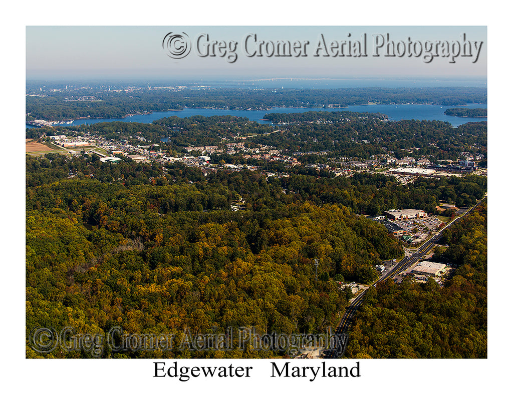 Aerial Photo of Edgewater, Maryland