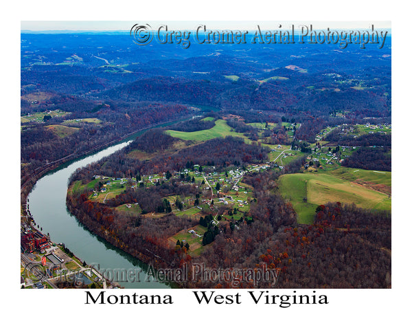 Aerial Photo of Montana, West Virginia