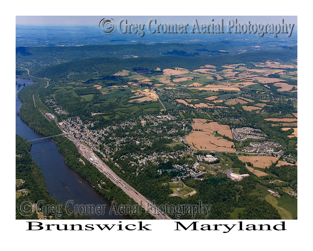 Aerial Photo of Brunswick, Maryland